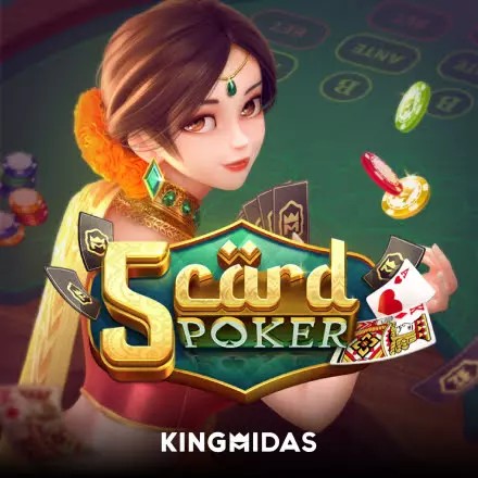 5 Card Poker logo by King Midas at National Casino