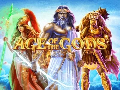 Slots logo of Age of the Gods from Playtech at National Casino