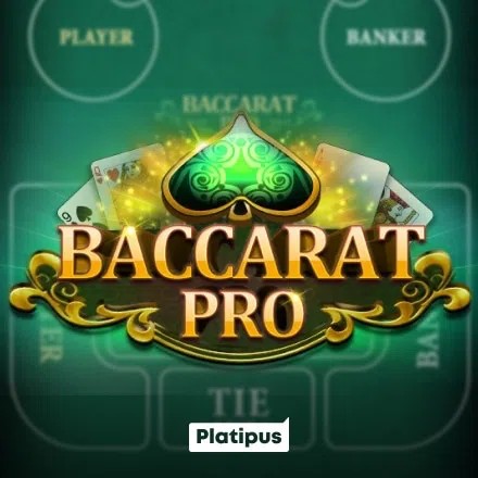 Baccarat PRO slot visual from Platipus available on national-casino.hu.net