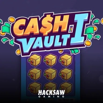Cash Vault I slot logo by Hacksaw Gaming at National Casino