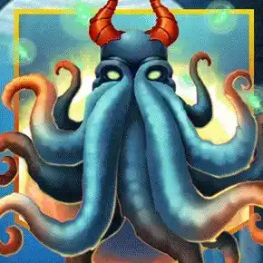 Official Crash Games logo: Cthulhu by KA Gaming at National Casino