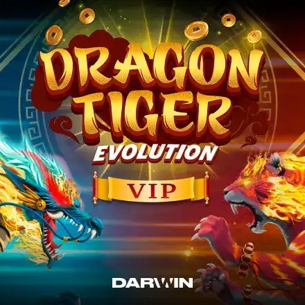 Dragon Tiger Evolution VIP logo – Table Games by Darwin Gaming at National Casino