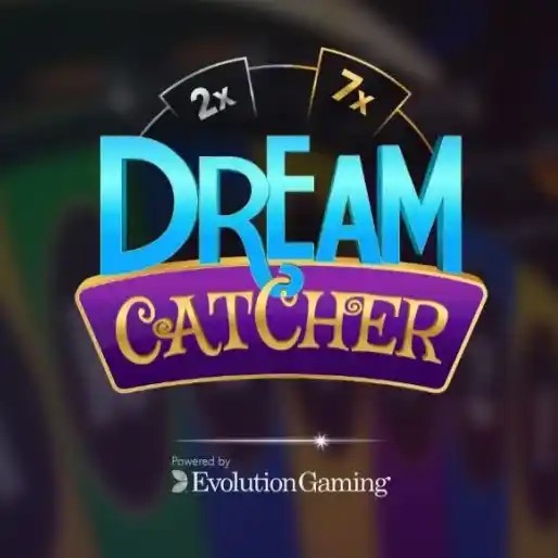 Official Live Dealer logo: Dream Catcher by Evolution at National Casino