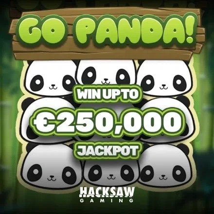 Go Panda slot icon by Hacksaw Gaming, available at National Casino