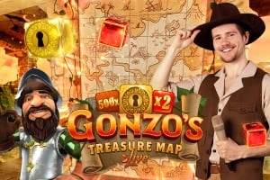 Gonzo's Treasure Map game by Evolution – logo hosted on National Casino