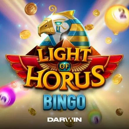 Light of Horus Bingo by Darwin Gaming, showcased at national-casino.hu.net – game logo