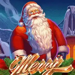 Megaways logo of Merry Megaways from Iron Dog Studio at National Casino