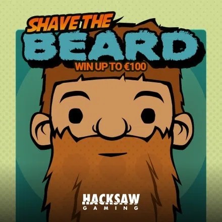 Official Lottery logo: Shave the Beard by Hacksaw Gaming at National Casino