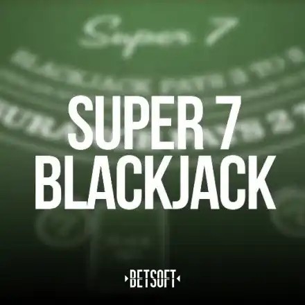 Super 7 Blackjack logo by Betsoft Gaming National Casino